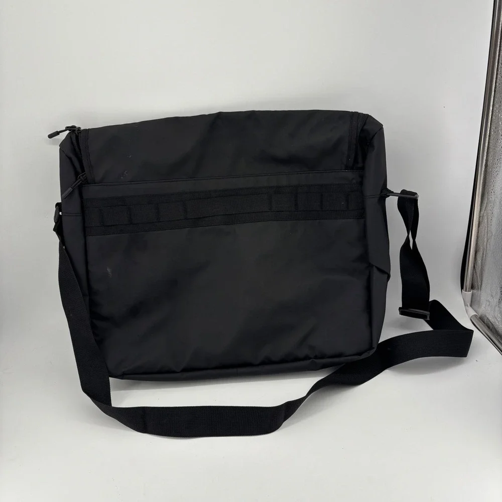 LRG Lifted Research Group Black Tactical Messenger Bag Streetwear Crossbody